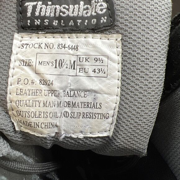 Thorogood Men’s Size 10.5 M 834-6448 8" Waterproof Insulated Boots Tactical EMT - Picture 9 of 9